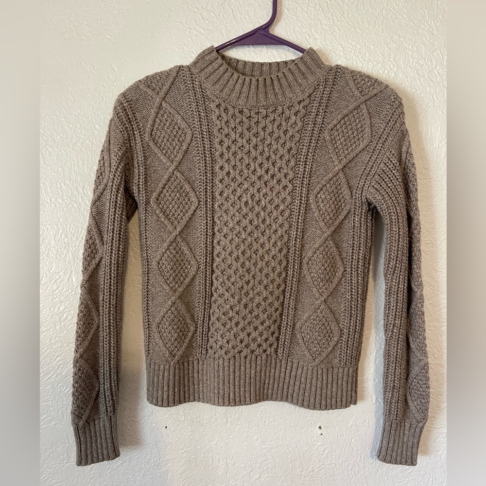 Cable knit sweater from Banana Republic